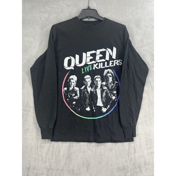 Urban Outfitters Queen Live Killers Long Sleeve T Shirt Black Size Small - Picture 2 of 7